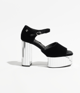 Sandals Velvet Black - reference: G46432B2034994305