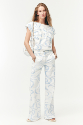 Pantalones vaqueros Denim estampado Blanco y azul - referencia: P78561V71097NAGBK