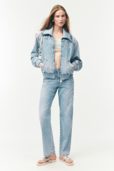 Blouson Bestickter Denim Blau - Referenz: P78559V71192NADUE