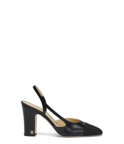 Slingbacks Goatskin & Grosgrain Black - reference: G45509Y5000694305