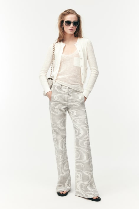 Pantalones vaqueros Denim estampado Gris y blanco - referencia: P78561V71097NADPC