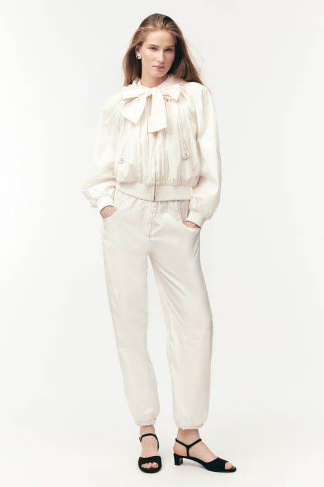 Blouson Seidentaft Weiß - Referenz: P78572V7036300100